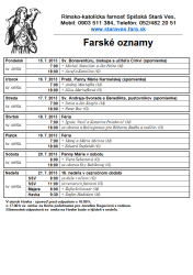 14.7.2013 Farské oznamy - 